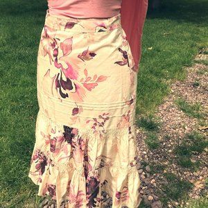 Banana Republic 100% Silk Skirt